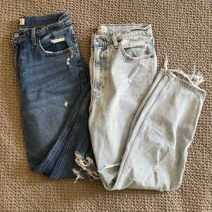 Abercrombie & Fitch The Mom High Rise Jean Bundle